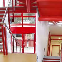 Treppen - Treppenanlage im Verwaltungsgebäude Wasserwerk Wittenberge 2005